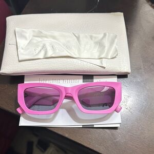 Le Specs Cream Sunglasses Case